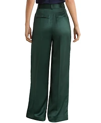 Reiss Women's Zadie Wide Leg Satin Pants