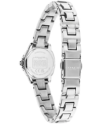 Coach Women's Kitt Silver-Tone Stainless Steel Bracelet Watch 21mm