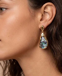 Ettika Hidden Gem Abalone Earrings
