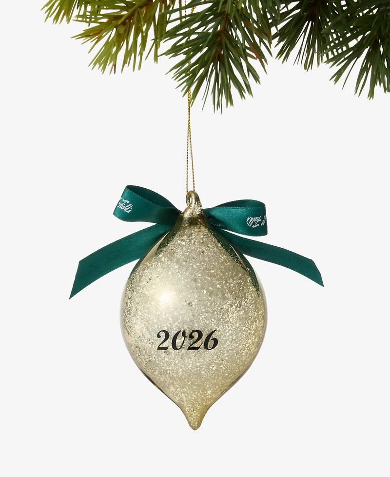 Holiday Lane Chicago Marshall Fields Bow-Trim Drop Ornament, Macy's Exclusive