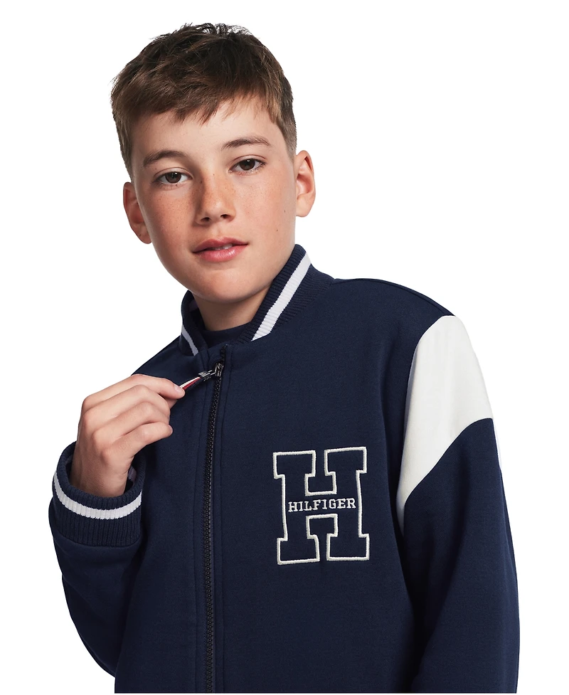 Tommy Hilfiger Boys' 8-20 Collegiate Bomber Jacket
