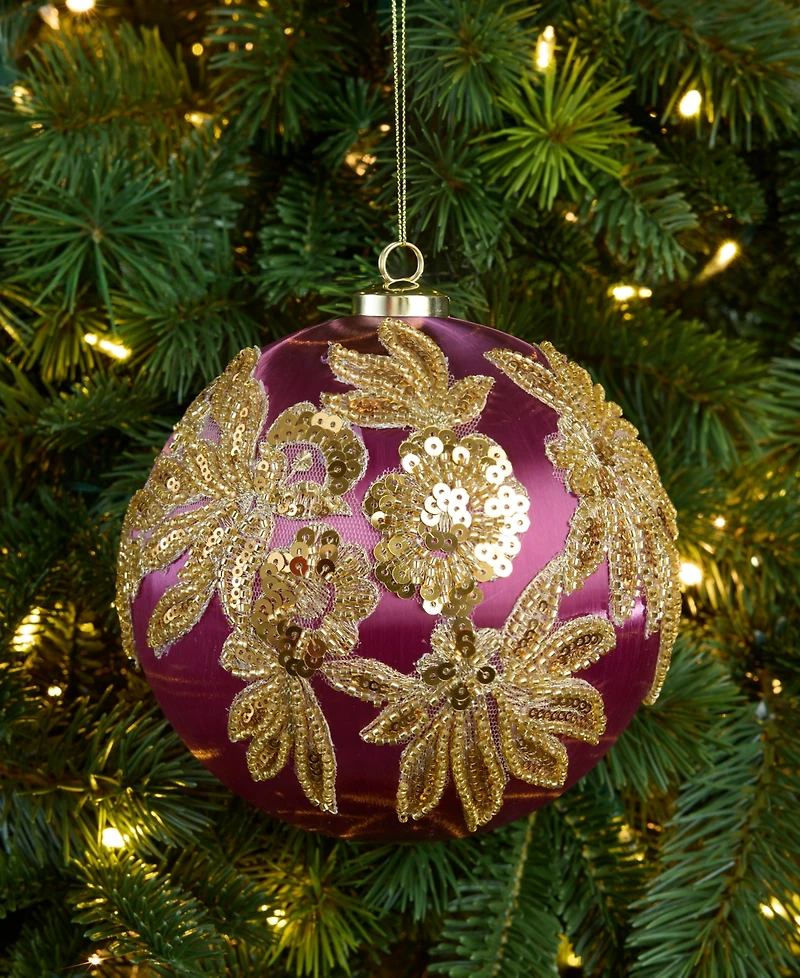 Holiday Lane Enchanted Forest Ball Ornament, Macy's Exclusive