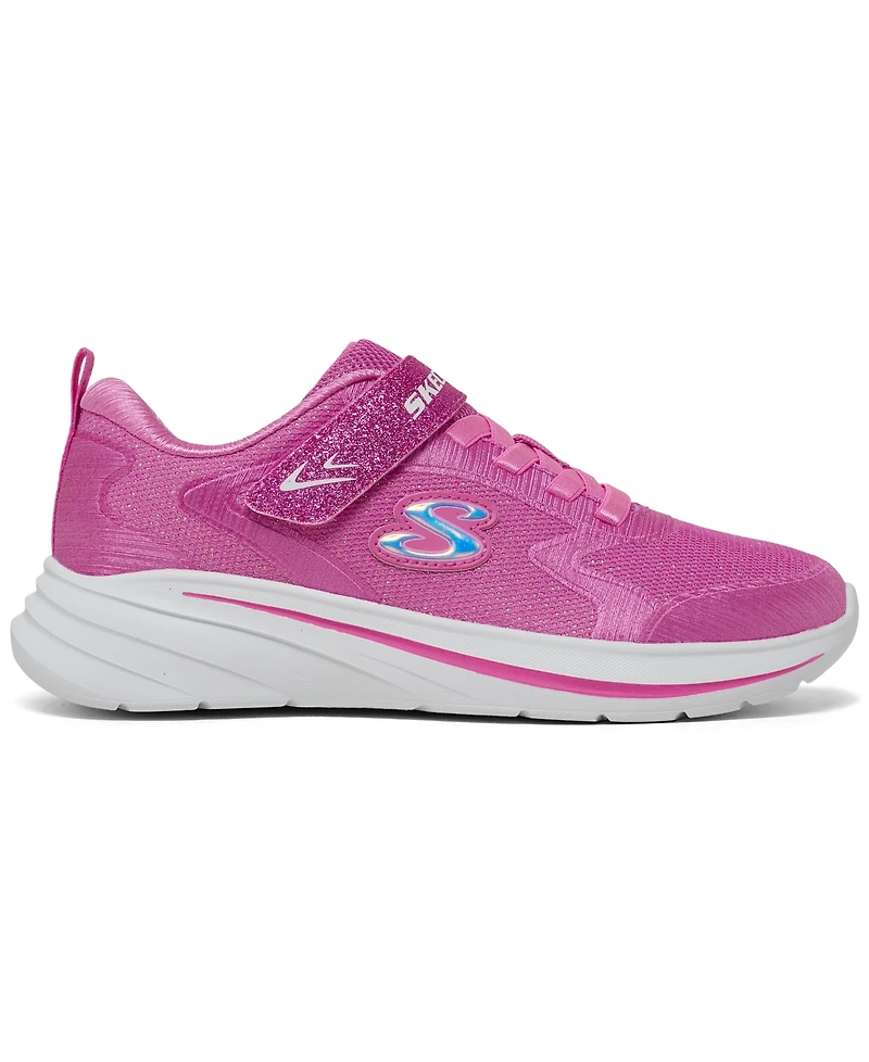 Skechers Little Girls Wave 92 Fastening Strap Lifestyle Sneakers from Finish Line