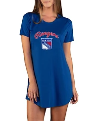 Concepts Sport Women's Royal New York Rangers Marathon Knit Nightshirt