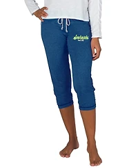 Concepts Sport Women's Navy Seattle Seahawks Quest Knit Capri Pants