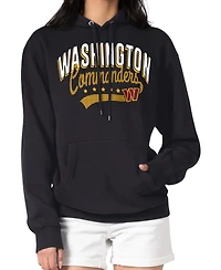 G-iii 4Her by Carl Banks Women's Black Washington Commanders Filigree Logo Pullover Hoodie