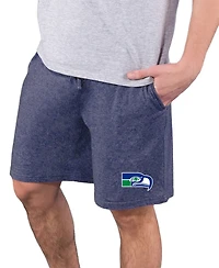 Concepts Sport Men's College Navy Seattle Seahawks Quest Knit Jam Shorts