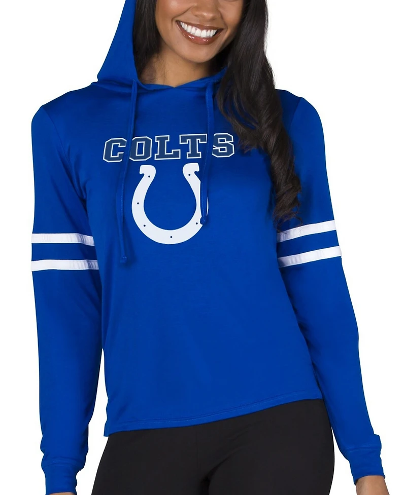 Concepts Sport Women's Royal Indianapolis Colts Marathon Lightweight Lounge Pullover Hoodie
