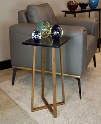 Fairway Avenue Home 23.4" Bamboo Wood Square Plant Table