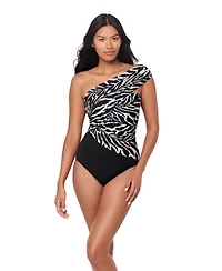 Magicsuit Women's Sand Tracks Goddess Underwire Bandeau Neck One-Piece Swimsuit