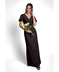 Coast Women's Crepe V-Neck Maxi Dress