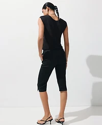 Mango Women's Short-Sleeved Knitted Sweater