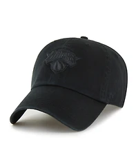 '47 Brand Men's Black New York Knicks Clean Up Adjustable Hat