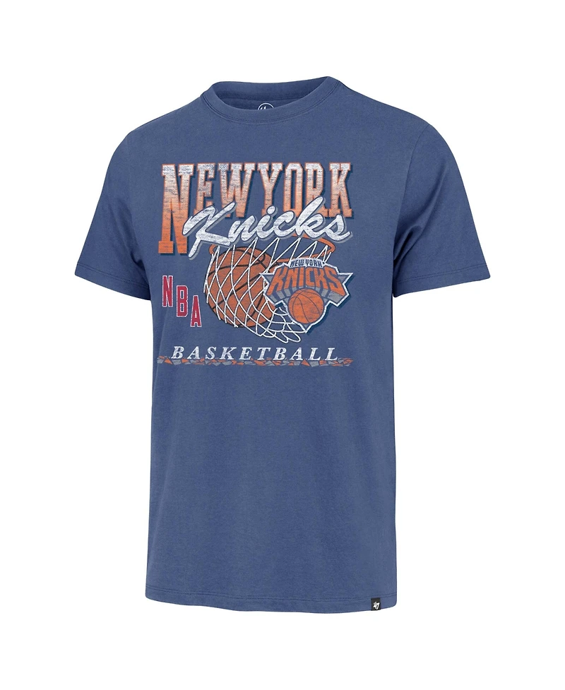 Profile Men's Blue New York Knicks Big & Tall Bucket T-Shirt