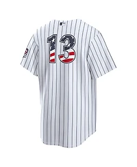 Nike Men's Jazz Chisholm Jr. White New York Yankees Usa 250 Fourth of July Stadium Jersey