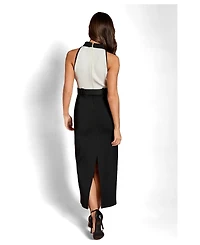 Coast Women's Collard Bandage Belted Pencil Dress
