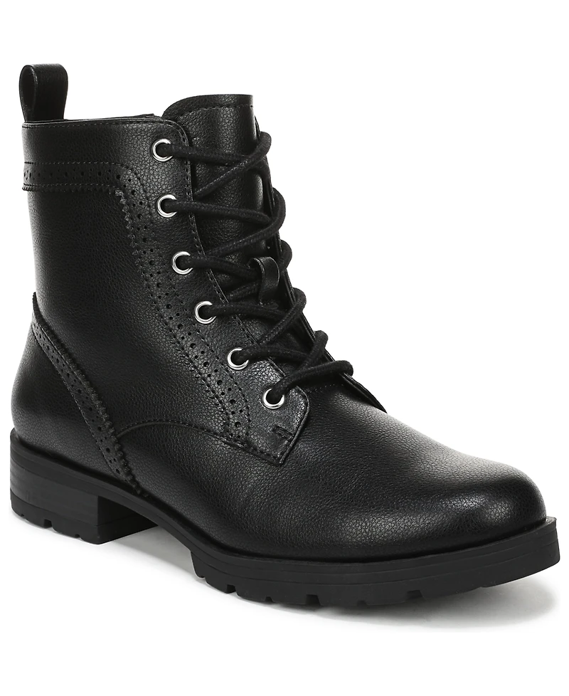 LifeStride Women's Lena Zip Lace-Up Booties