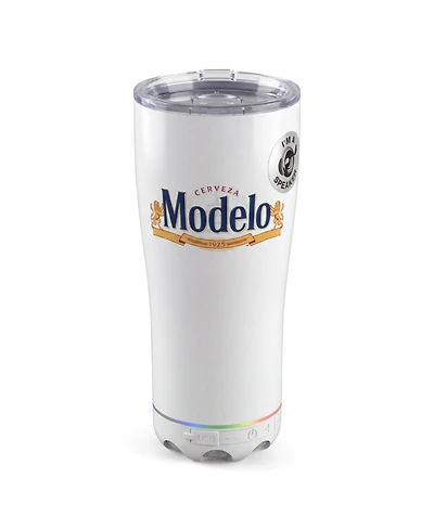 Modelo 16oz Stainless Steel Tumbler with Removeable Led Light Waterproof Bluetooth Speaker
