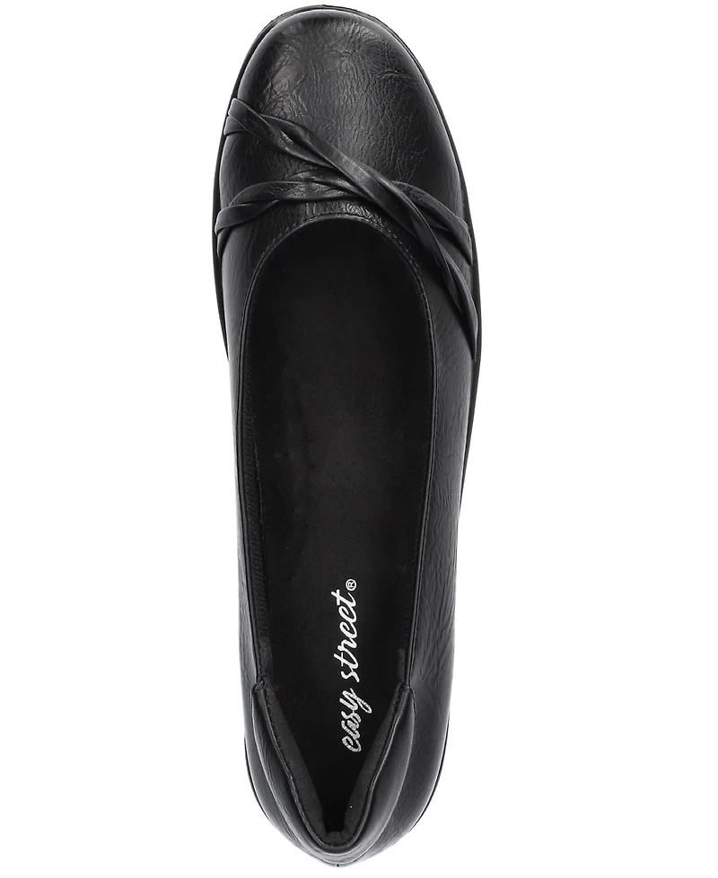 Easy Street Women's Paulie Slip-On Flats