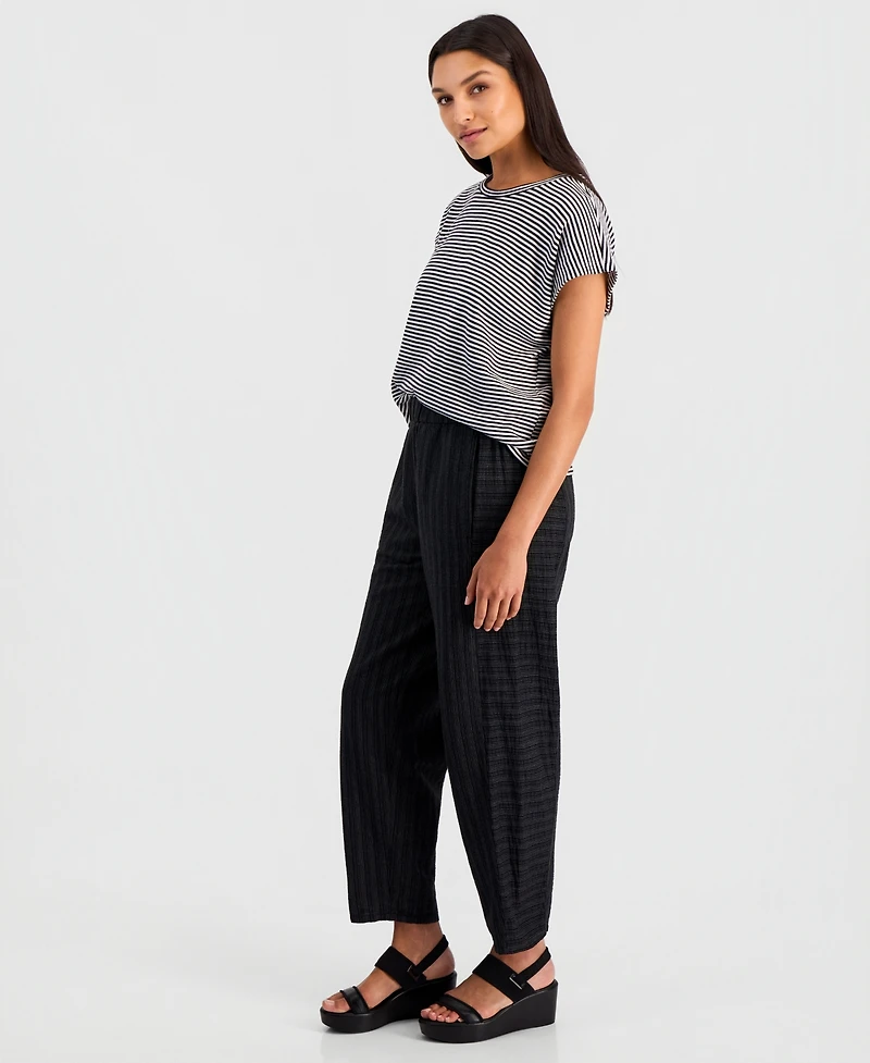 Eileen Fisher Women's High-Rise Ankle Lantern Pants