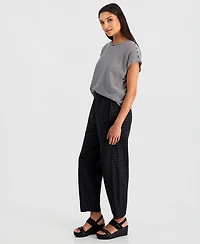 Eileen Fisher Women's High-Rise Ankle Lantern Pants