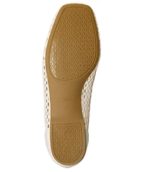 Vivaia Women's Carey Square-Toe Mesh Flats