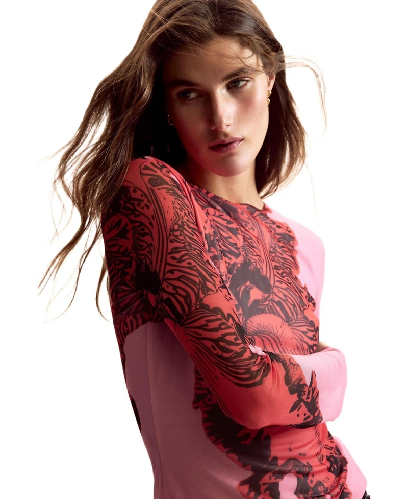 Desigual Women's T-Shirt Designed by Mister Christian Lacroix