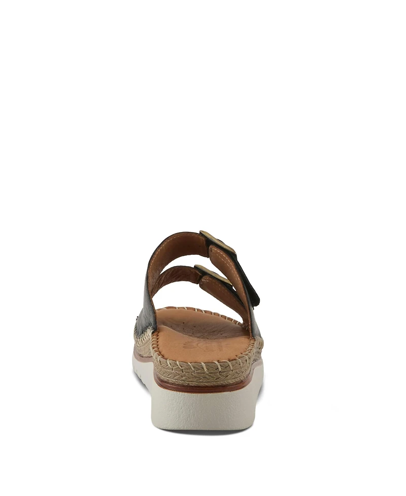 Spring Step Women's Minisia Wedge with Adjustable Buckle Closure
