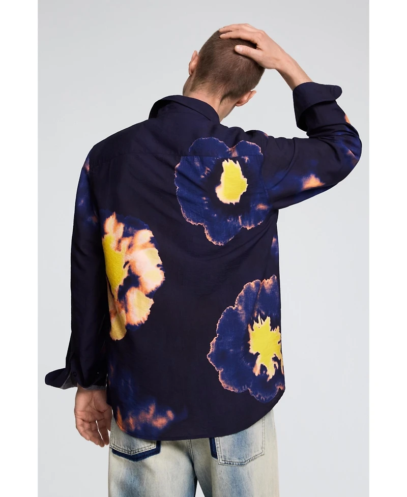 Desigual Men's Long-sleeved floral shirt