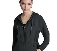Dkny Sport Women's Hooded Anorak Jacket