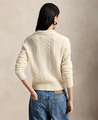 Polo Ralph Lauren Women's Cable-Knit Long-Sleeve Sweater