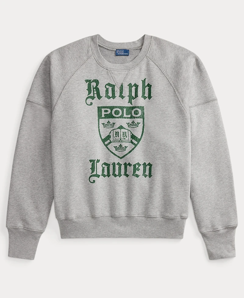 Polo Ralph Lauren Women's Prl Crest Fleece Crewneck Sweatshirt