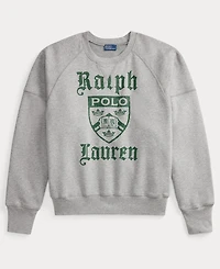 Polo Ralph Lauren Women's Prl Crest Fleece Crewneck Sweatshirt