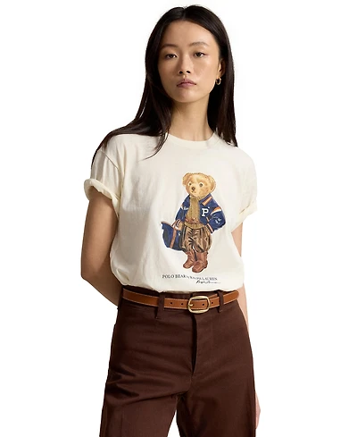 Polo Ralph Lauren Women's Bear Cotton Jersey T-Shirt