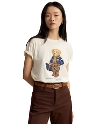 Polo Ralph Lauren Women's Bear Cotton Jersey T-Shirt