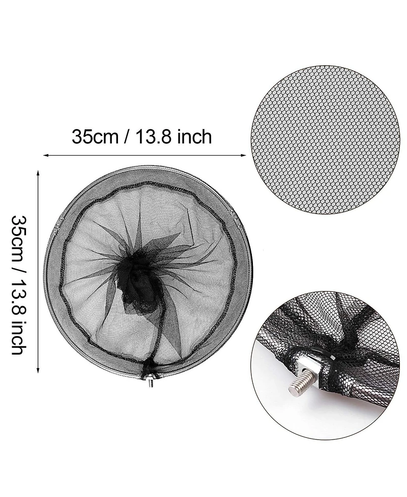 Xdovet Pool Skimmer Net Telescopic Pole Leaf Rake