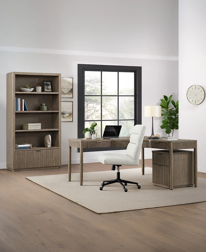 Frandlyn 64" Wood L-Shaped Desk