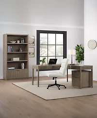 Frandlyn 64" Wood L-Shaped Desk