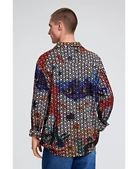 Desigual Men's Embroidered printed shirt