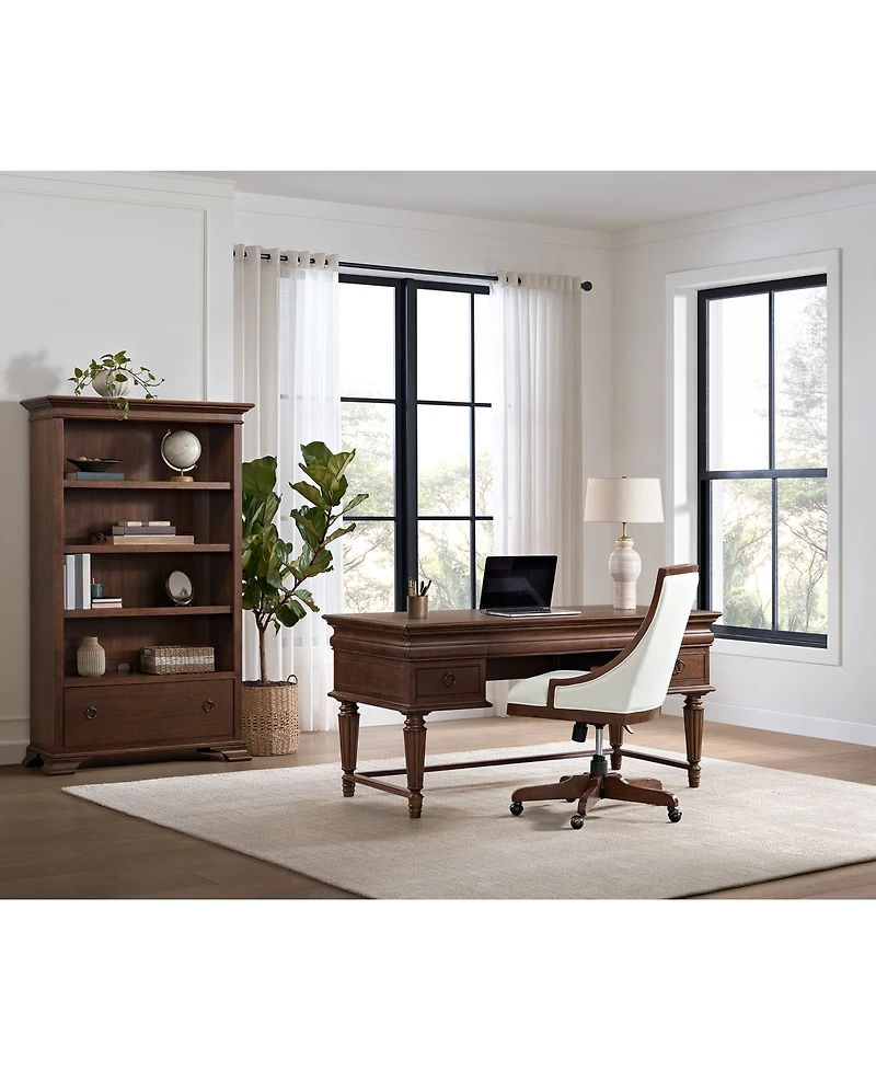 Nelman 30.5" Wood Writing Desk