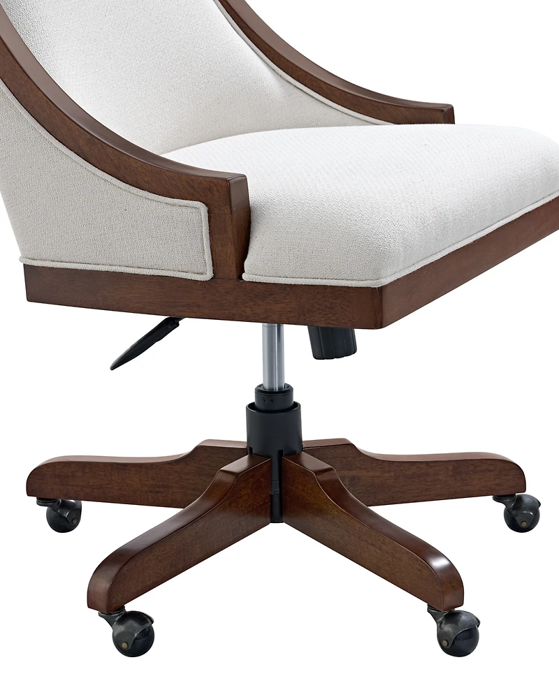 Nelman 39" Wood Desk Chair