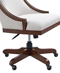 Nelman 39" Wood Desk Chair