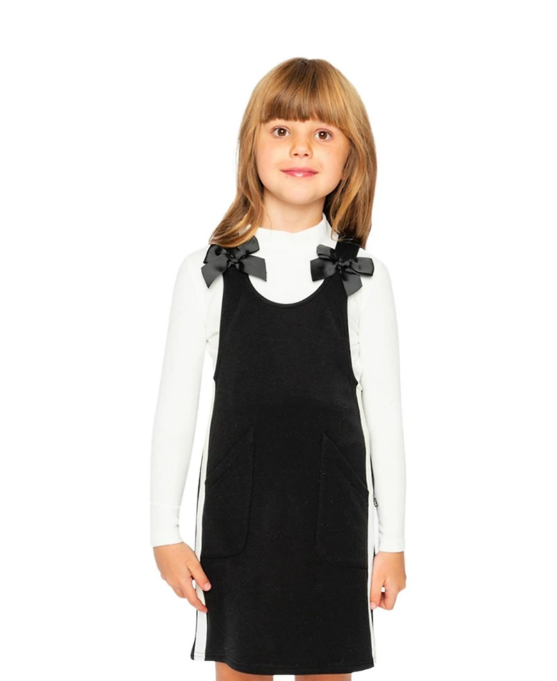 Deux par Toddler Girl 2T- 5T Brushed Rib Mock Neck Top