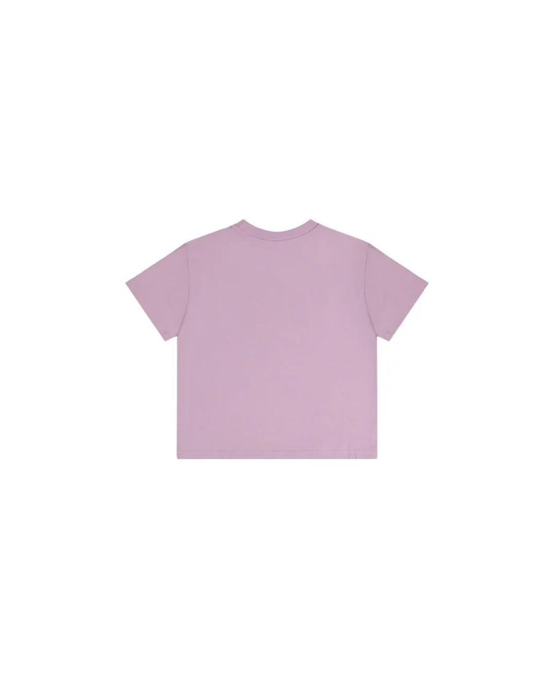 Deux par Little and Big Girl 6-14 Heavy Jersey Wide Short Sleeve T-Shirt Mauve