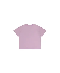 Deux par Little and Big Girl 6-14 Heavy Jersey Wide Short Sleeve T-Shirt Mauve