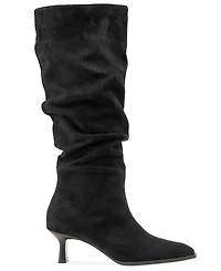 Kensie Women's Ulysse Slouch Knee-High Kitten Heel Boot