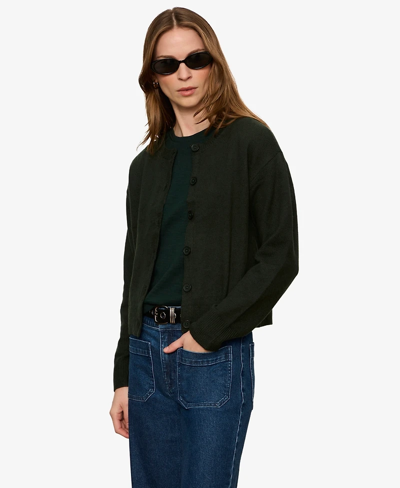 Sanctuary Petite Must-Have Semi-Cropped Cardigan