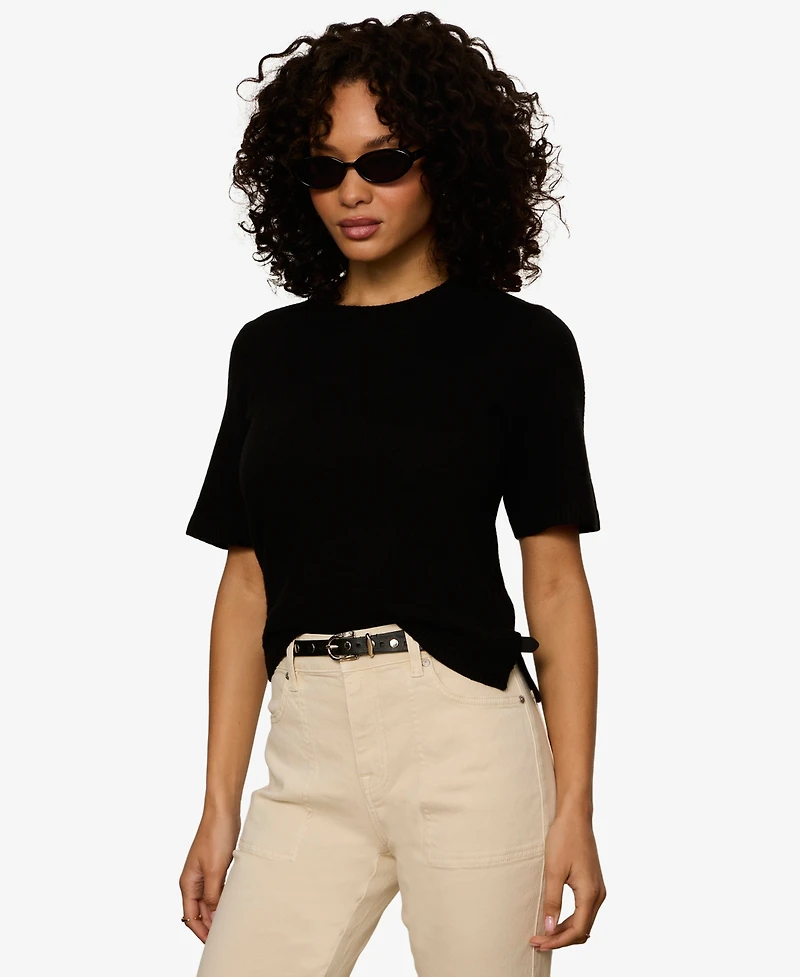 Sanctuary Petite Perfect Short-Sleeve Sweater T-Shirt