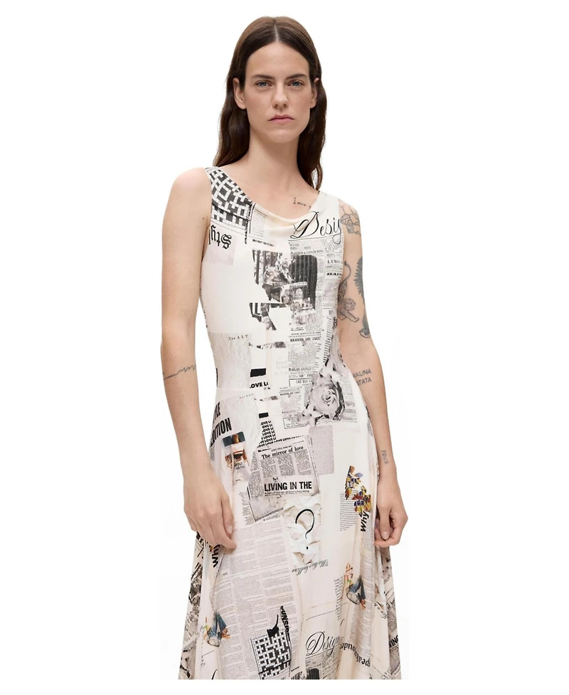Desigual Women's Sleeveless printed dress