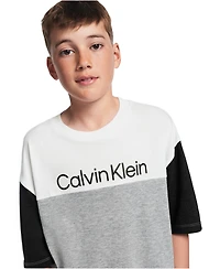 Calvin Klein Boys' 8-20 Short-Sleeve T-Shirt